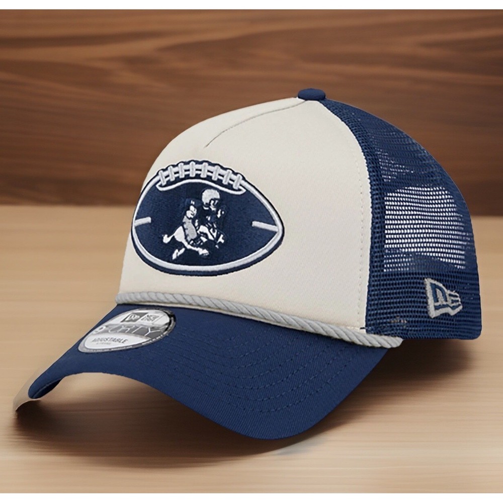 NWT Dallas Cowboys New Era 2024 Sideline Historic 9FORTY A-Frame‎ Trucker Hat